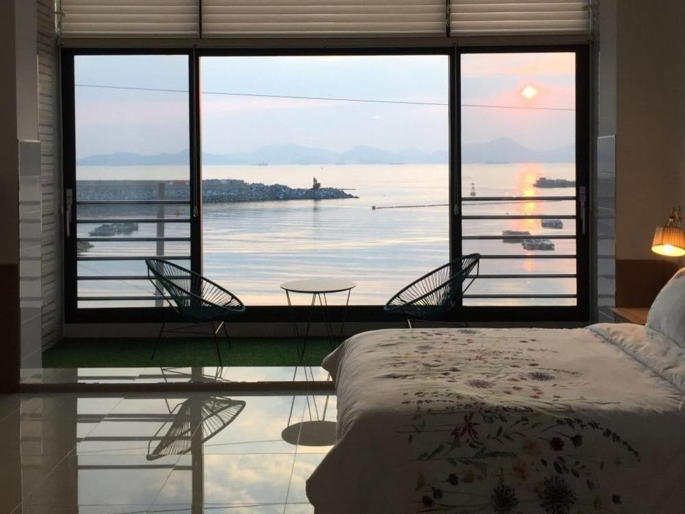 Namhae Ocean Lounge Pension Kamer foto